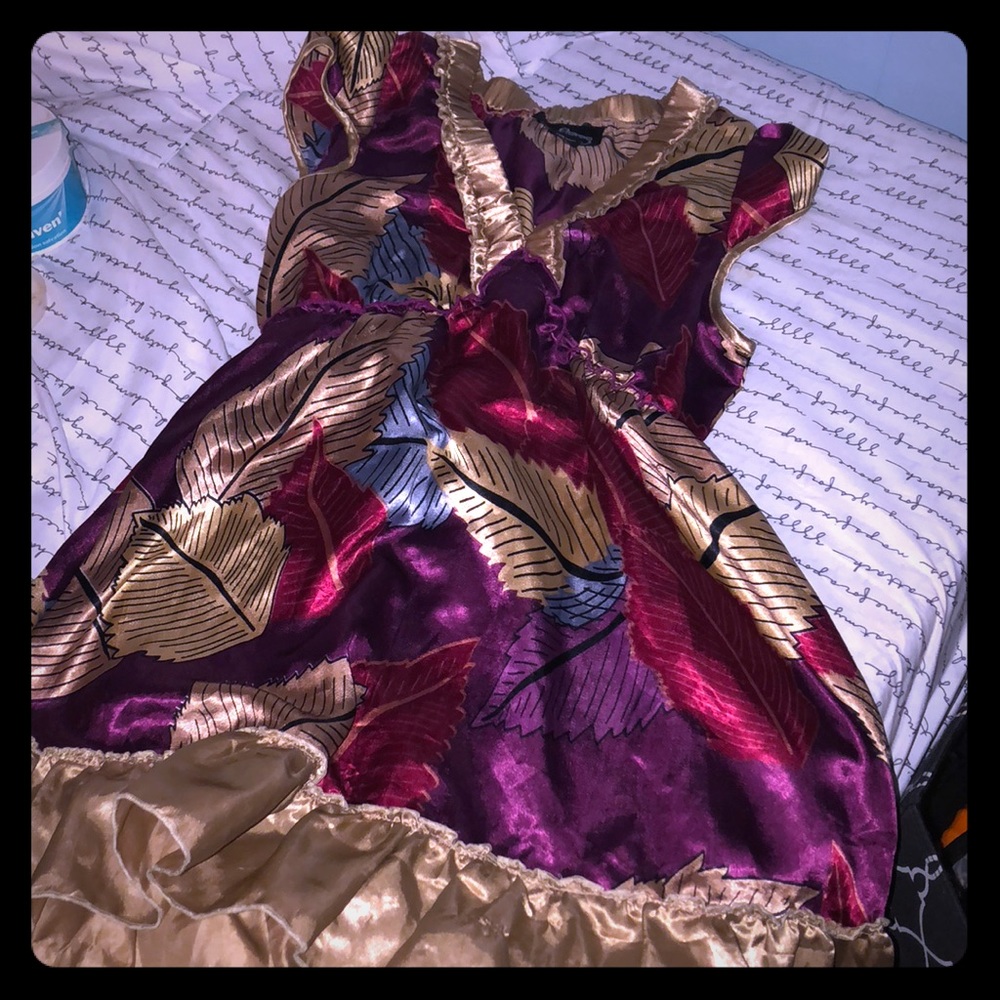 Burgundy dress top